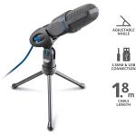 MICROFONO TRUST MICO ALL-ROUND USB/3.5MM + TREPPIEDE PER PC/LAPTOP