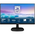 MONITOR 27" LED IPS PHILIPS 273V7QDAB V-line WIDE VGA/DVI-D/HDMI 10.000.000 :1 5MS 1920x1080 Full HD MULTIMEDIALE BLACK