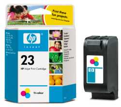 CARTUCCIA HP ORIGINALE COLORE MOD. C1823DE N° 23