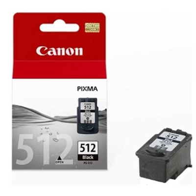 CARTUCCIA CANON PG-512 BLACK ORIGINALE 15 ml. PIXMA MP240, MP260, MX320, MX330