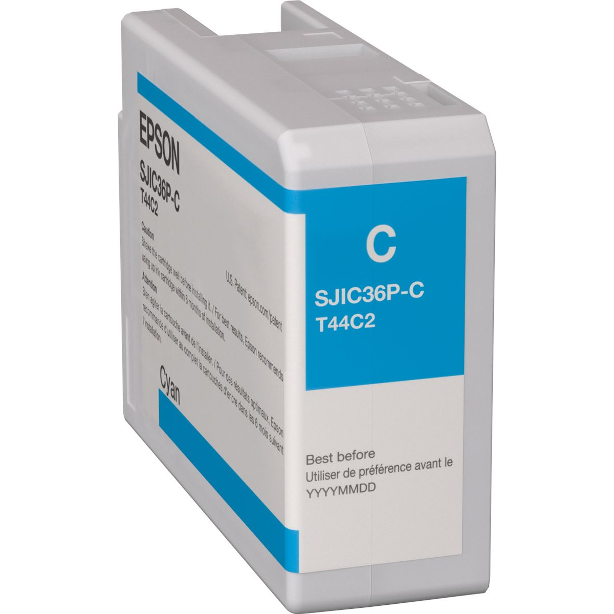 CARTUCCIA EPSON SJIC36P(C) T44C3 CIANO ORIGINALE ColorWorks CW-C6000, CW-C6500