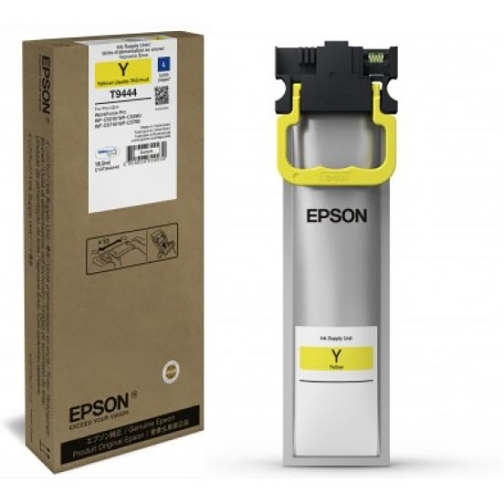 CARTUCCIA EPSON GIALLO T9444 C13T944440 19.9ml PER WorkForce Pro WF-C5210DW, WF-C5290DW, WF-C5710DWF, WF-C5790DWF