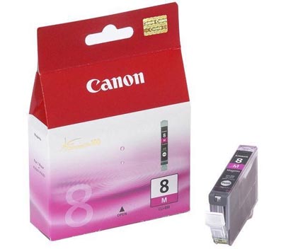 CARTUCCIA CANON CLI-8M 0622B001 MAGENTA ORIGINALE