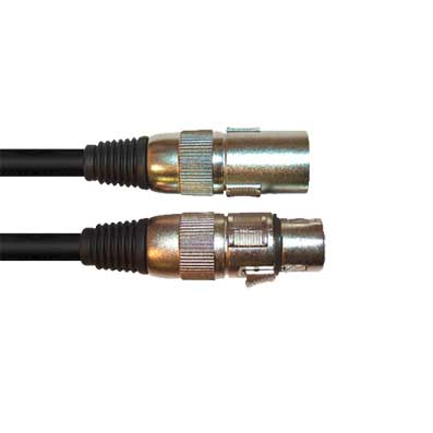 Cavo audio professionale BS cablato per microfono XLR3 Maschio / XLR3 Femmina - 9Mt.