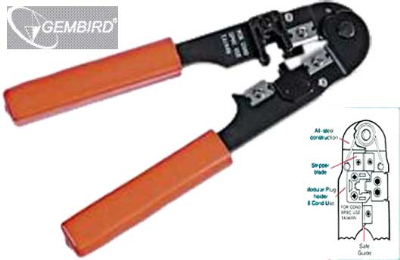 PINZA CRIMPATRICE GEMBIRD PER CAVI RJ45 8P8C
