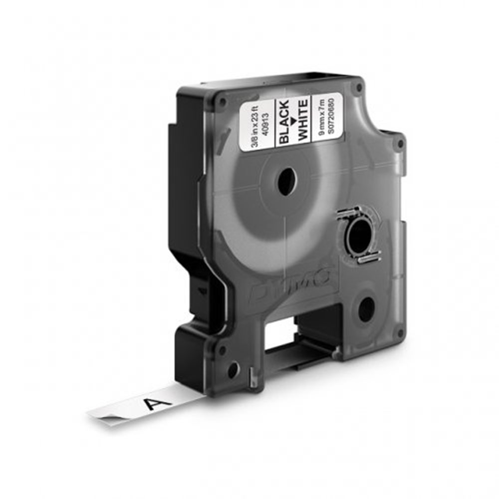 NASTRO ETICHETTE DYMO D1 LABELMANAGER (S0720680) 9 mm x 7 m NERO/BIANCO