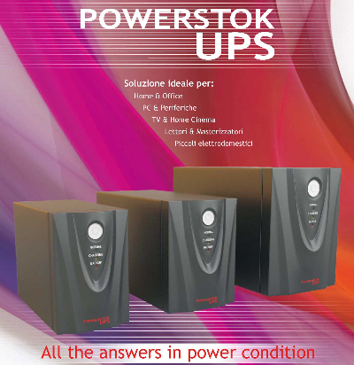 GRUPPO DI CONTINUITA' POWERSTOK PC615N-1000D 1000VA/600W
