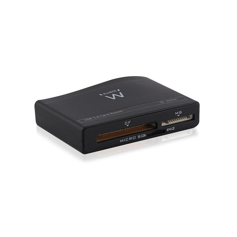 LETTORE EWENT CARD READER ESTERNO USB 3.1 SD, SDHC, SDXC, M2, XD, CF/MS e MS  EW1074