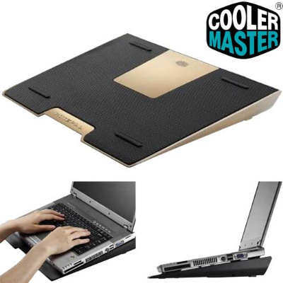 SUPPORTO PER NOTEBOOK COOLER MASTER NOTEPAL COLOR INFINITE (GOLD) DA 12" A 17" CMR9NBCBWDA