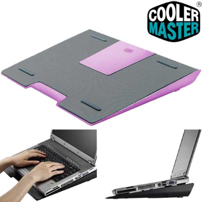 SUPPORTO PER NOTEBOOK COOLER MASTER NOTEPAL COLOR INFINITE (PINK) DA 12" A 17" CMR9NBCBWDD