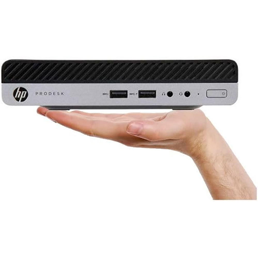 PC RICONDIZIONATO DESKTOP HP ProDesk 400 G5 Mini PC INTEL CORE i5-9500T 2.2GHZ / RAM DDR4 16GB / SSD 256GB / VGA Intel UHD Graphics 630 / LAN 1Gbit / WIN 11 PRO 64Bit