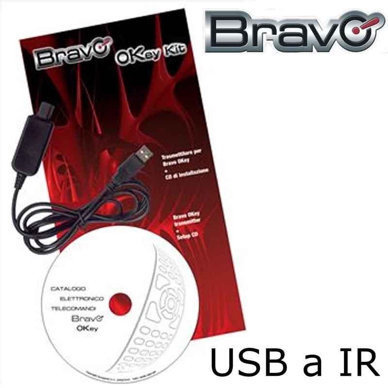 KIT NEW "Okey" PROGRAMMATORE TELECOMANDI BRAVO SERIE Techno1, Techno3, Okey1 e Okey3