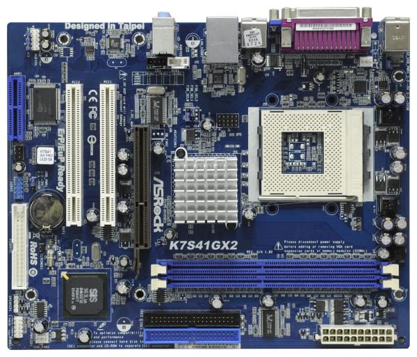 SCHEDA MADRE ASROCK K7S41GX2 SK-A AUDIO+LAN+VGA USB2.0 SATA
