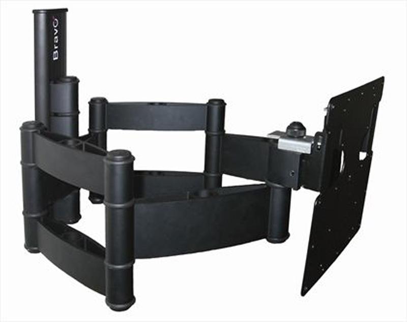 STAFFA TV BRAVO LCD11 PER TV LCD e LED 23"-40" ATTACCO UNIVERSALE 10x10, 20x10, 10x20, 20x20  cm BLACK