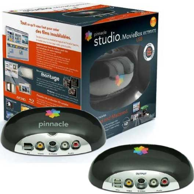 SCHEDA MONTAGGI VIDEO PINNACLE STUDIO MOVIEBOX ULTIMATE S12 USB 2.0 VIDEO I/O ANALOG + PINNACLE STUDIO ULTIMATE v.12