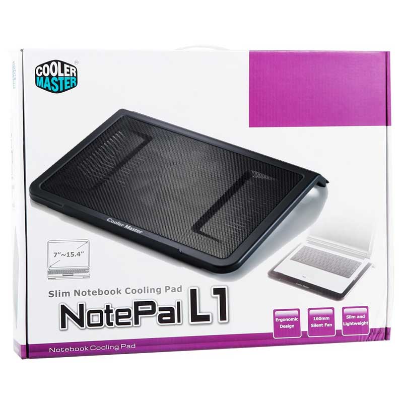 SUPPORTO PER NOTEBOOK COOLER MASTER NotePal L1 15.6" to 17" R9-NBC-NPL1-GP