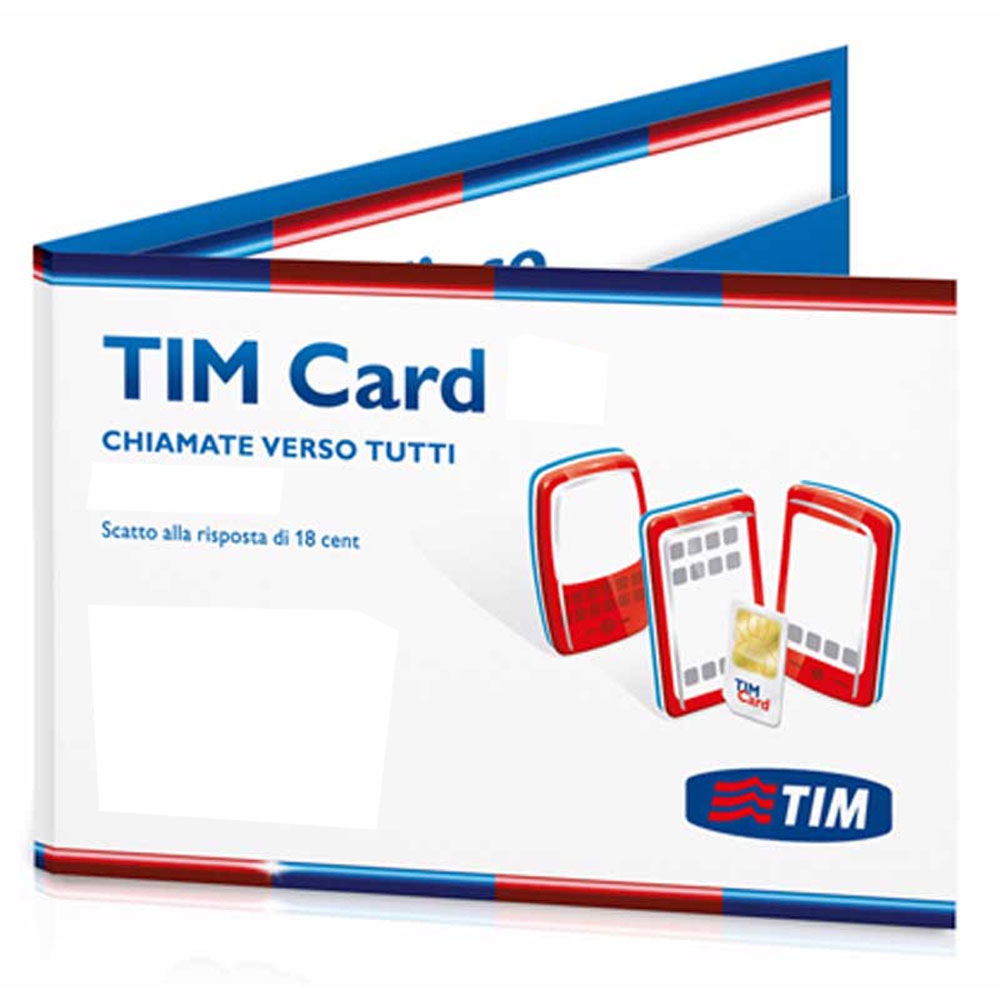 SCHEDA SIM CARD TIM - 1  DI TRAFFICO ( da attivare )