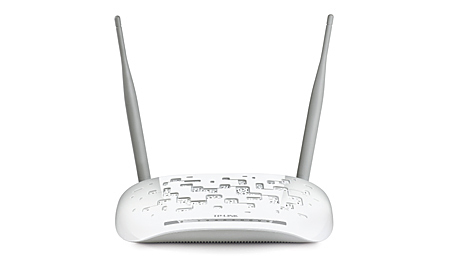 ROUTER TP-LINK TD-W8968(IT) ADSL2/2+ WIRELESS N 300Mbps+ SWITCH 4PT + USB ANTENNA OMNI DIREZIONALE 3 dBi