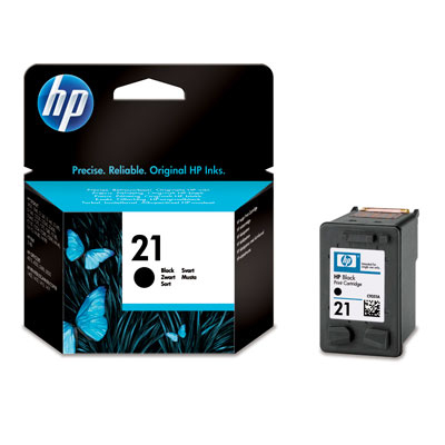 CARTUCCIA HP ORIGINALE C9351AE N° 21 NERO Deskjet D2460 F2180 F380