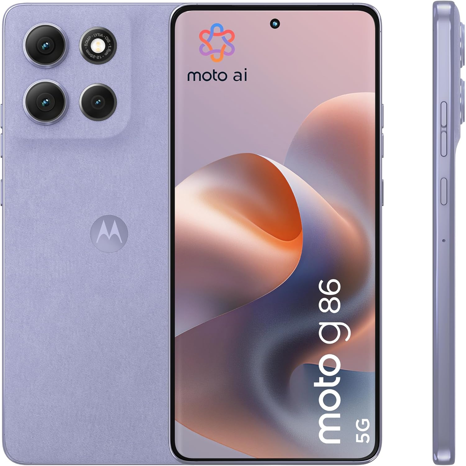 CELLULARE SMARTPHONE MOTOROLA MOTO G86 5G XT2527-2 5G DISPLAY 6.67" 8GB/256GB COLORE PANTONE COSMIC SKY (lilac blue) GARANZIA TIM