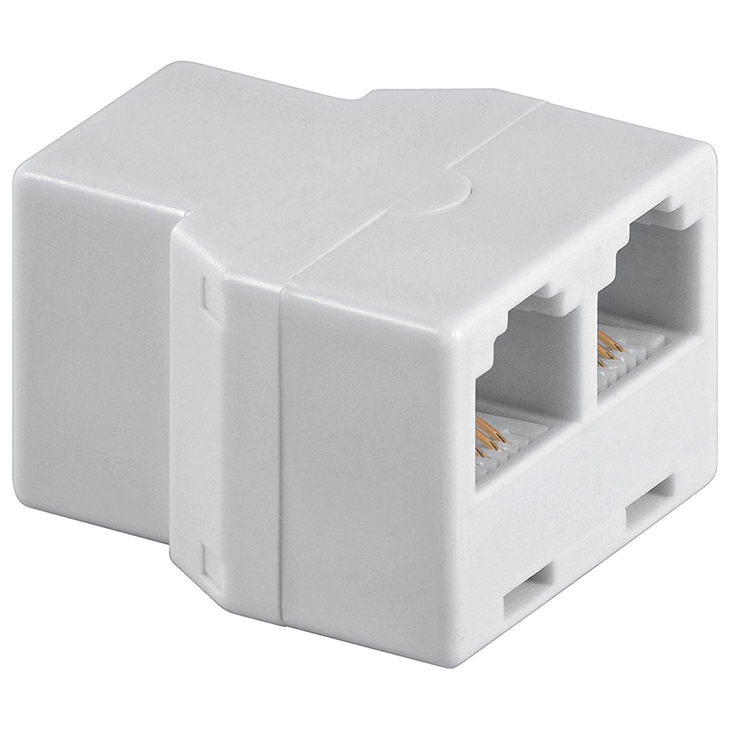 ACCOPPIATORE TELEFONICO RJ11/RJ114 DUPLEX 6P4C (93049)