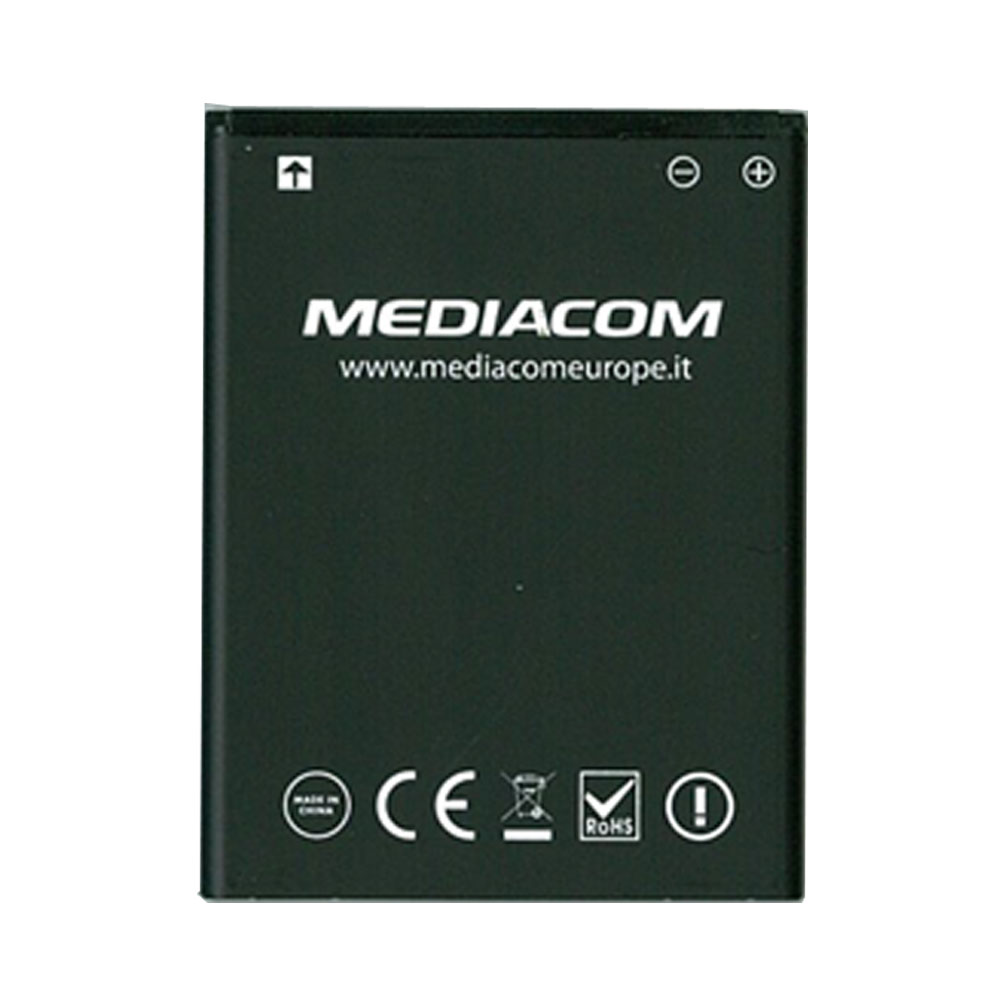 MEDIACOM BATTERIA M-1BATG400 Lithium 3.7v 1450mAh RECHARGEABLE PER TELEFONO CELLULARE SMARTPHONE PhonePad Duo G - M-PPAG400, M-PPBG400, M-PPCG400, M-PPDG40