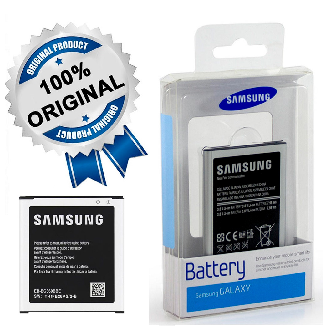 BATTERIA SAMSUNG ORIGINALE GALAXY CORE PRIME (SM-G360F) 2000mAh VERSIONE RETAIL