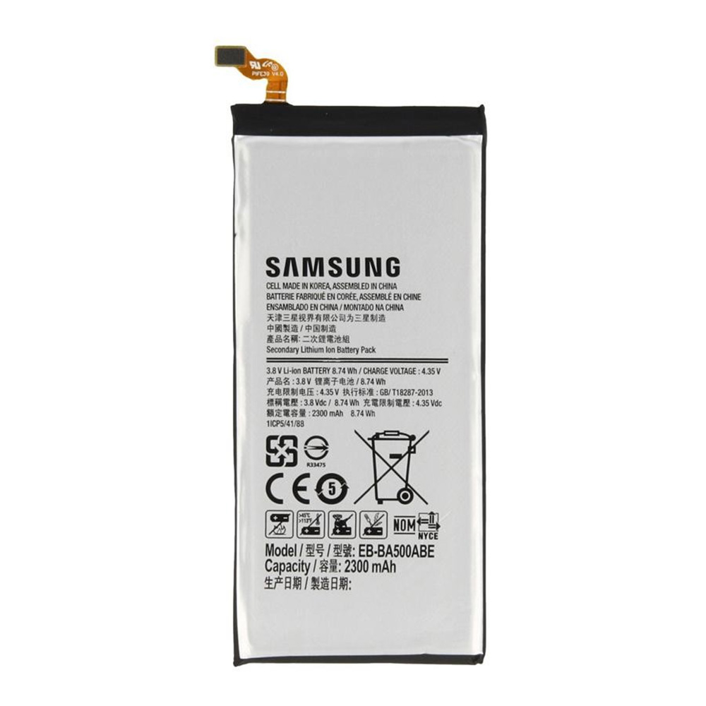 BATTERIA SAMSUNG ORIGINALE GALAXY A5 (SM-A500) 2300mAh 3.8v VERSIONE BULK