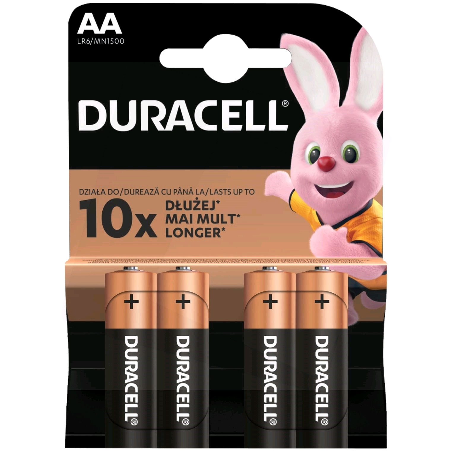 BATTERIE DURACELL PLUS STILO AA LR6 / AA CONF. 4PZ