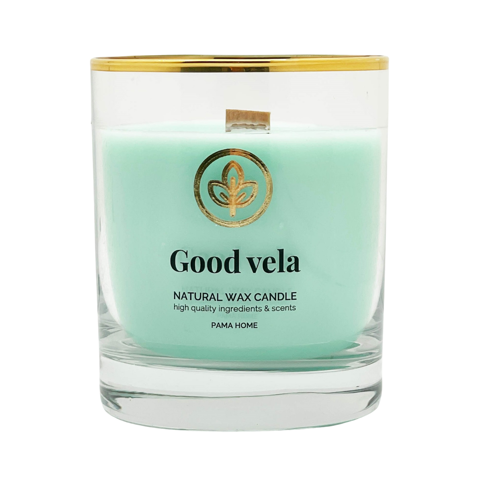 CANDELA PROFUMATA ORGANIC GOOD VELA 250gr profumazione acquatica con mughetto e fiori bianchi