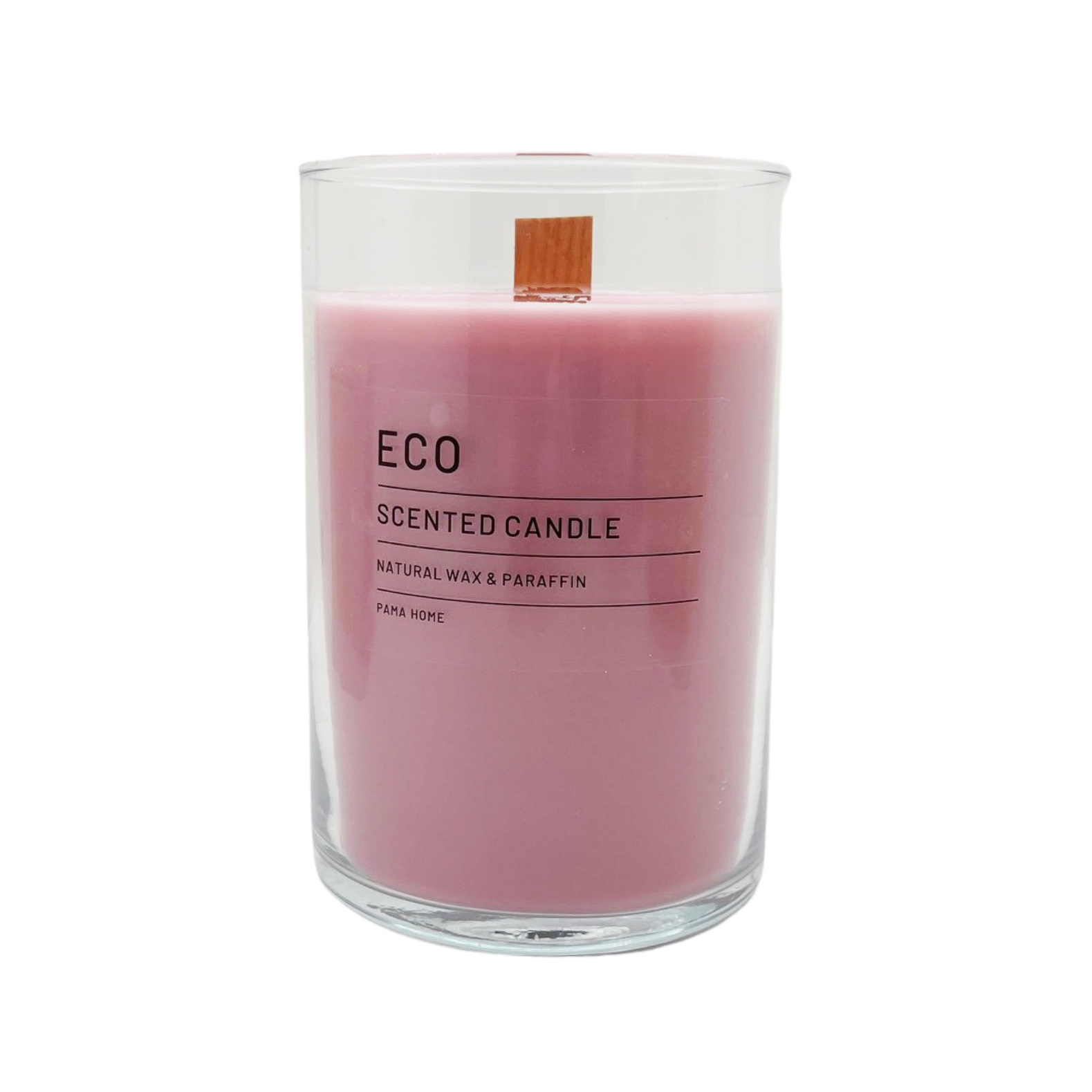 CANDELA PROFUMATA ECO PINK BIG 700gr profumazione ai frutti rossi