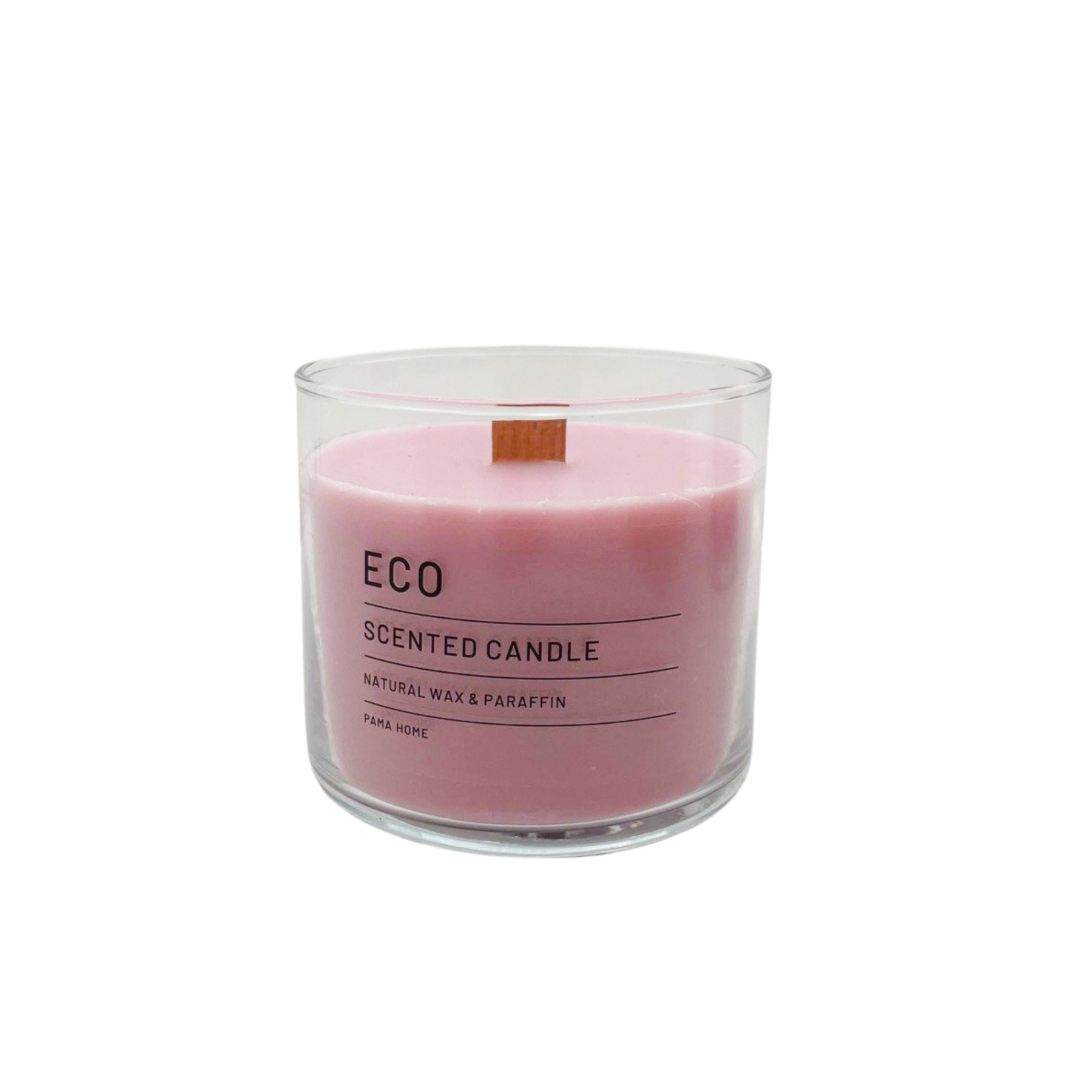 CANDELA PROFUMATA ECO PINK SMALL 450gr profumazione ai frutti rossi