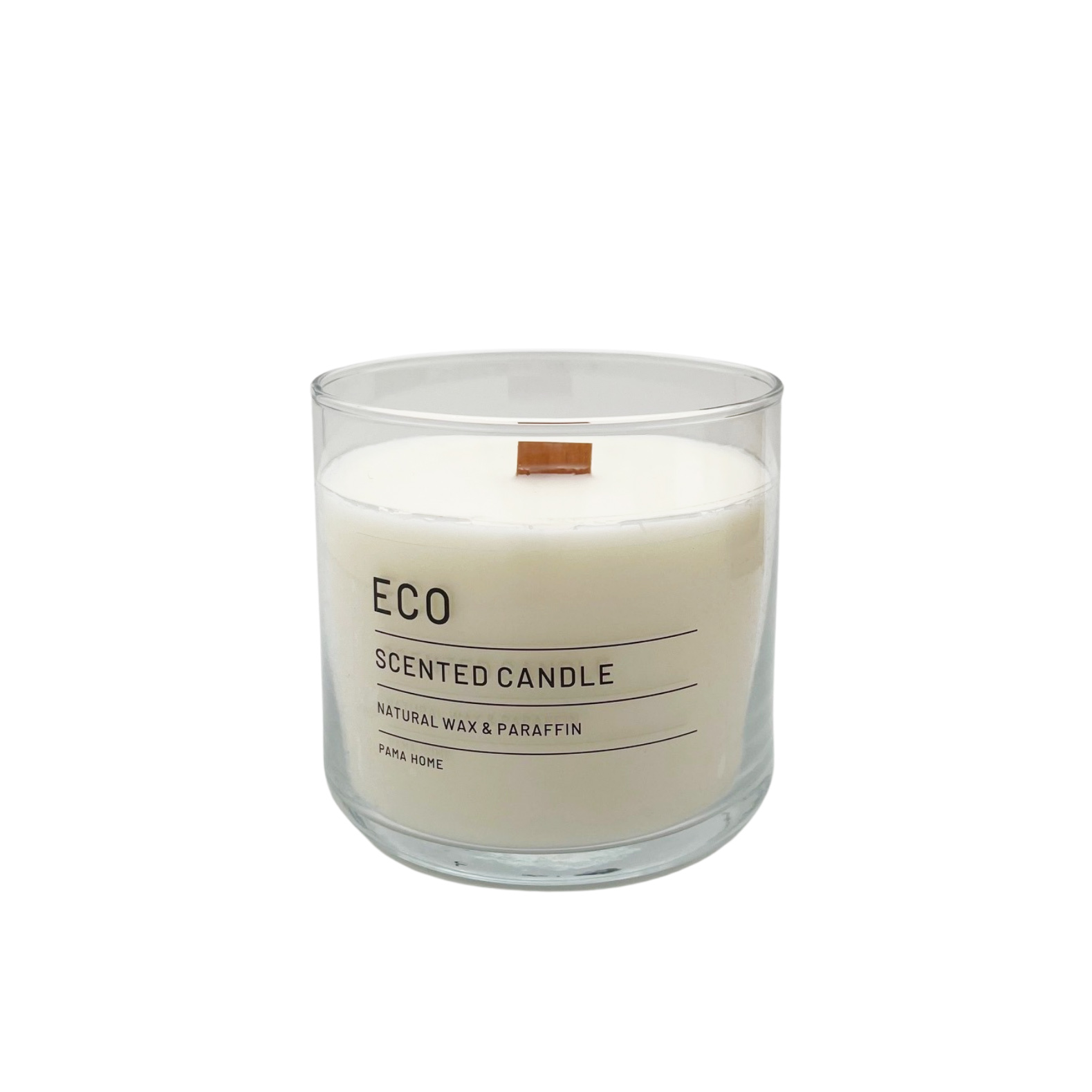 CANDELA PROFUMATA ECO WHITE SMALL 450gr profumazione bucato fresco