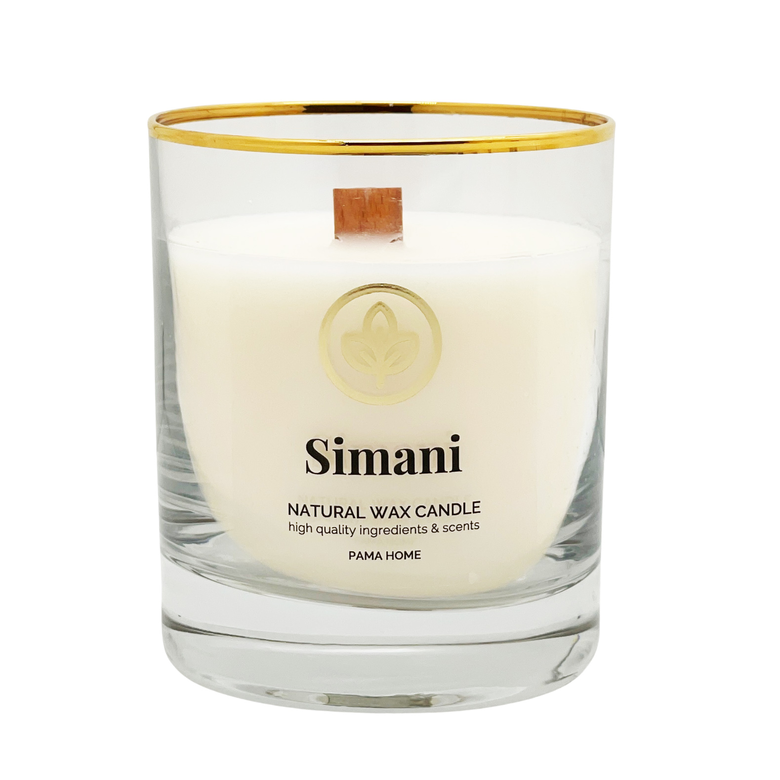 CANDELA PROFUMATA ORGANIC SIMANI 250gr profumazione dolce con neroli e mandarino