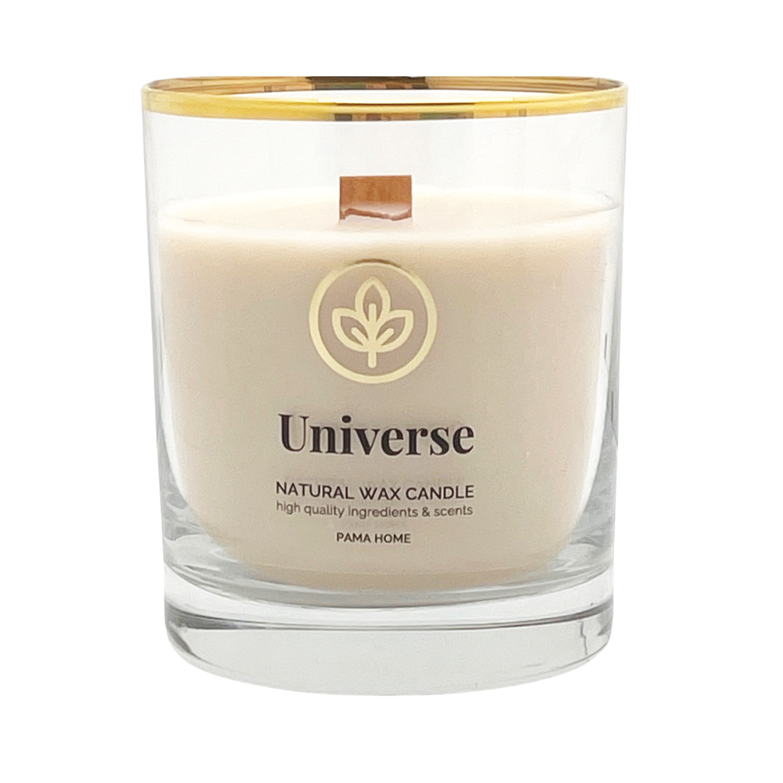 CANDELA PROFUMATA ORGANIC UNIVERSE 250gr profumazione fragola e peonia