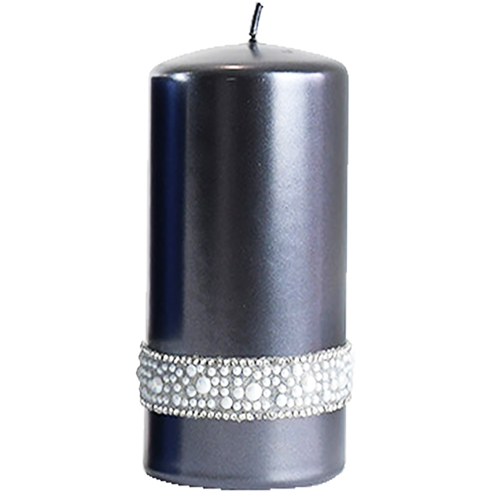 CANDELA PROFUMATA CRYSTAL PEARL COLORE NERO