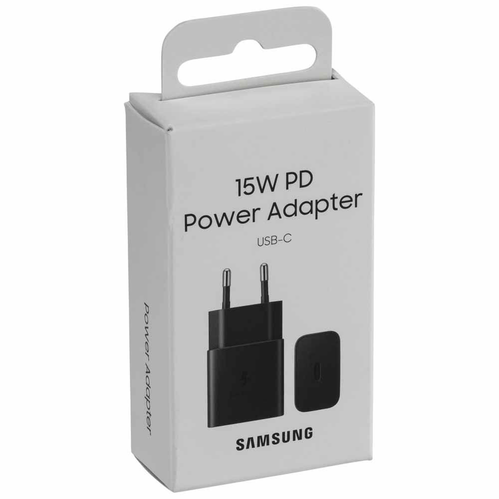 SAMSUNG CARICABATTERIE EP-T1510N 15W USB-Type-C COLORE NERO