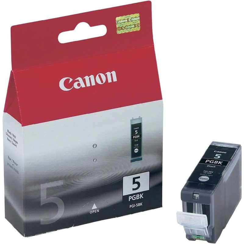 CARTUCCIA CANON PGI-5BK BLACK ORIGINALE 26 ml. PIXMA iP4300 iX4000 MP510