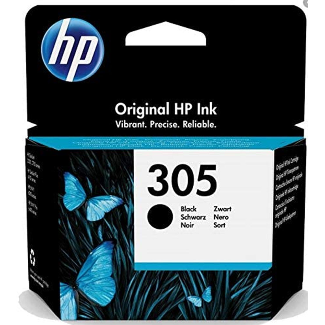 CARTUCCIA HP 3YM61AE N° 305 NERO ORIGINALE Deskjet 2710 - ENVY Pro 6020 - ENVY Pro 6420 - ENVY Pro 6420