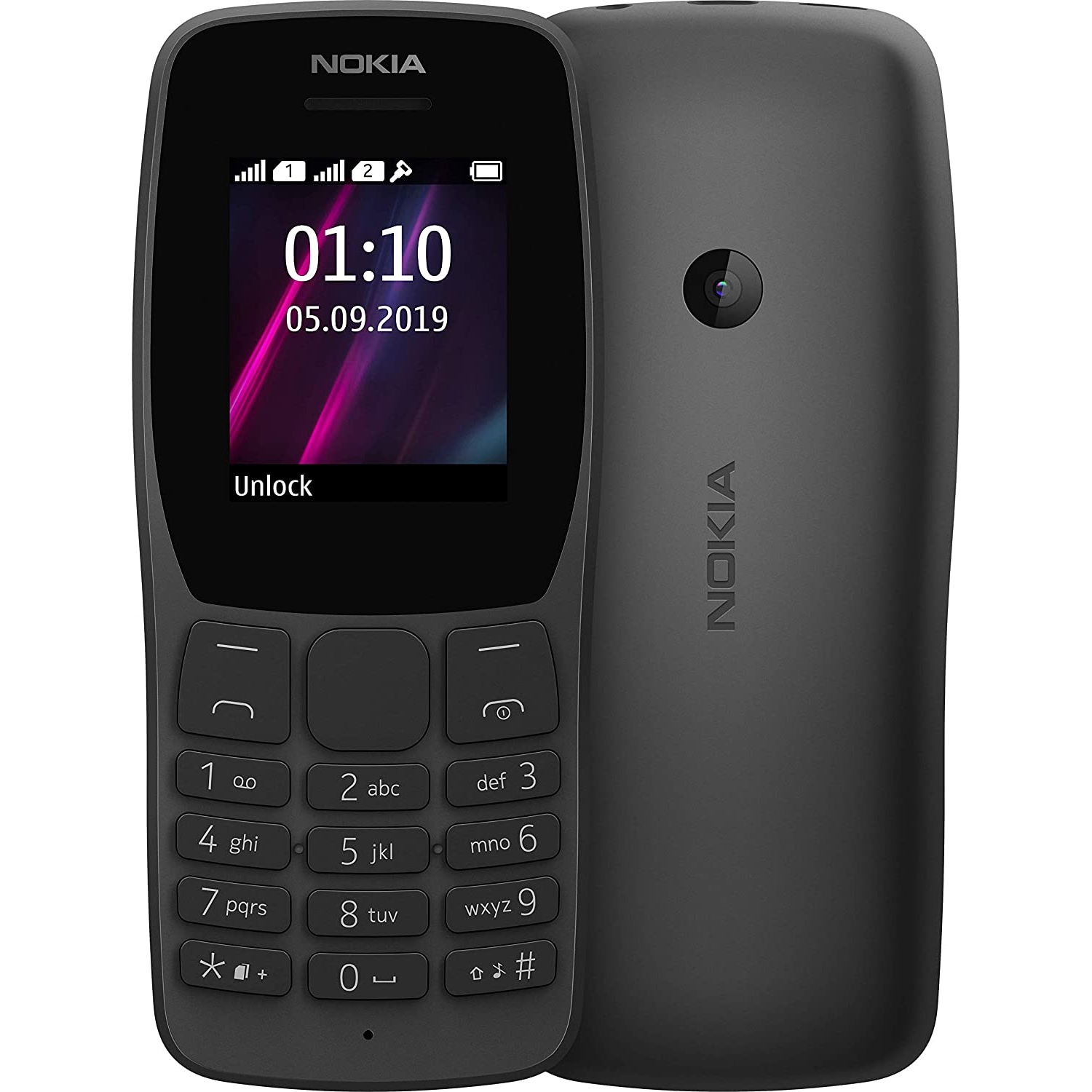 CELLULARE NOKIA 110 BLACK (TA-1192) Dual-SIM EU