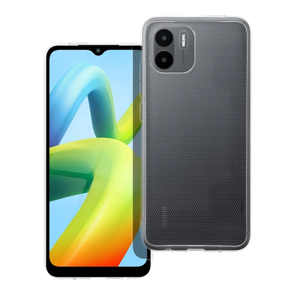 CUSTODIA COVER TPU Shockproof Anti Shock TRASPARENTE PER TELEFONO CELLULARE XIAOMI Redmi A1 / Redmi A2 (protezione fotocamera)