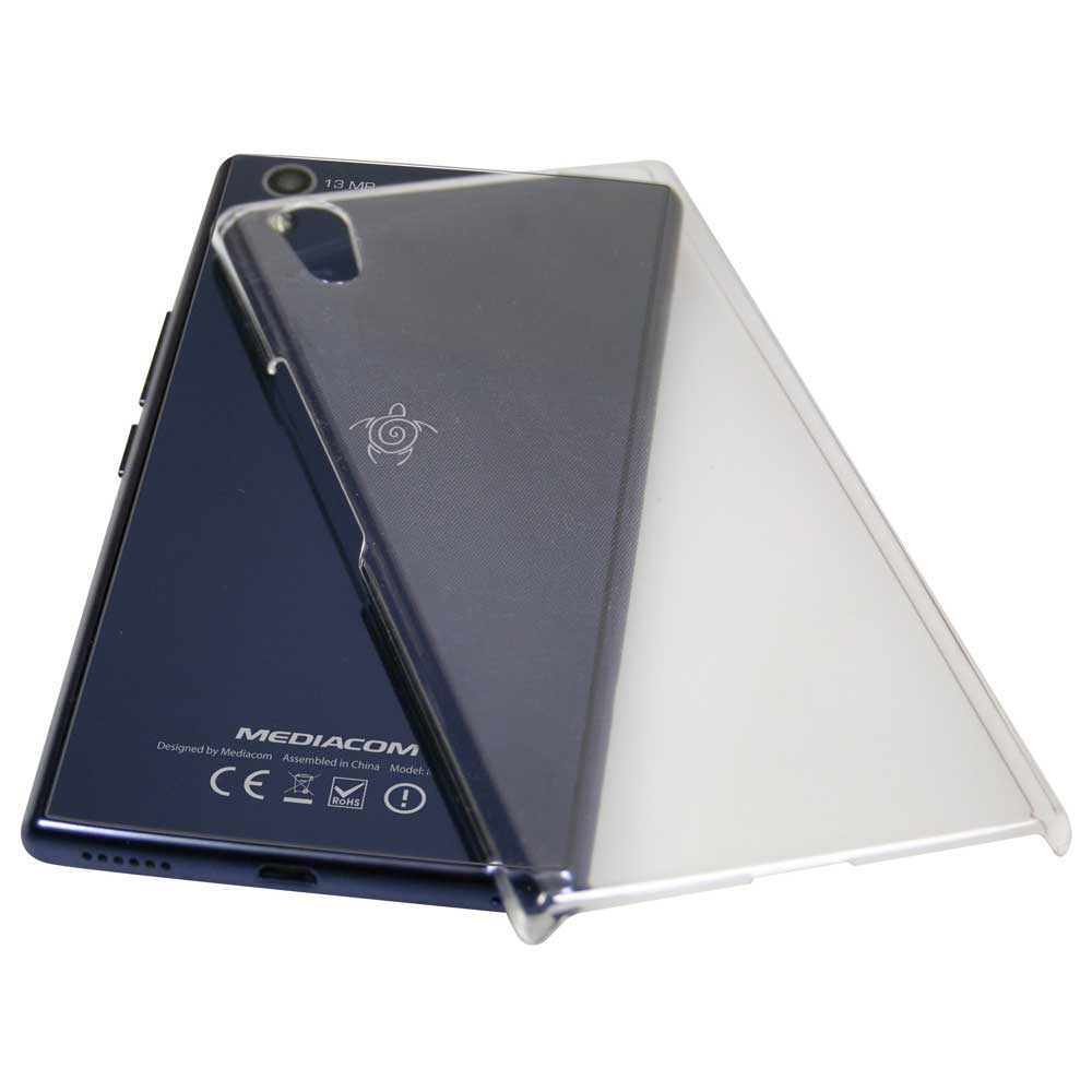 MEDIACOM HARD CASE M-X530UC IN SOTTILE PLASTICA TRASPARENTE COVER POSTERIORE PER PHONEPAD DUO X530U