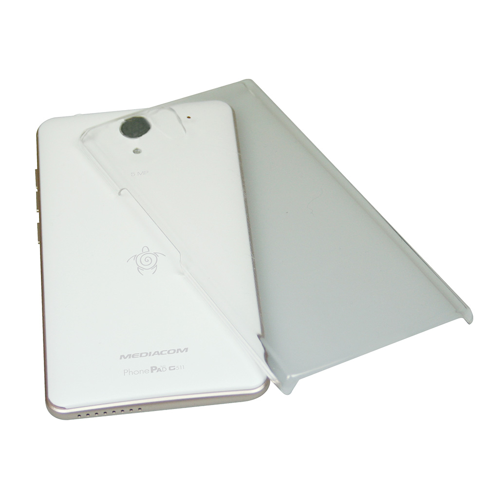 MEDIACOM BACK CASE M-G511SC IN SILICONE TRASPARENTE PER PHONEPAD DUO G511