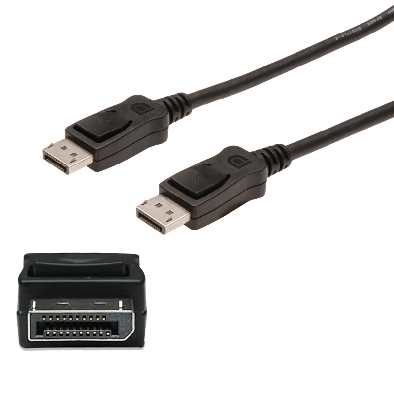 CAVO EWENT DisplayPort 1.2 UHD 4K M/M CONNETTORI GOLD 3MT