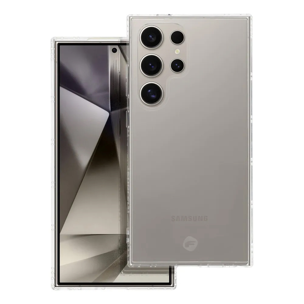 COVER FORCELL F-PROTECT Long Lasting TPU TRASARENTE  PER Samsung Galaxy S24 Ultra 5G