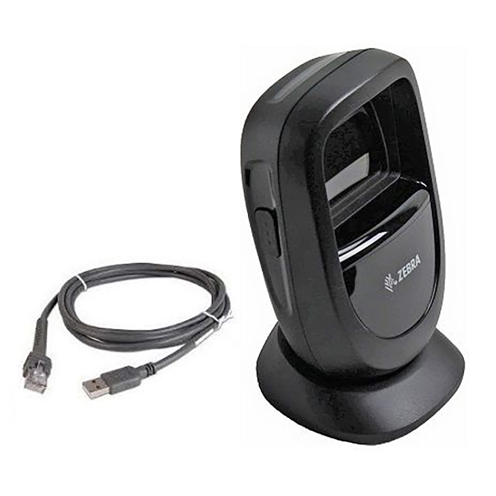LETTORE BARCODE DA BANCO ZEBRA DS9308 2D IMAGER OMNI-DIREZIONALE USB CODICI A BARRE