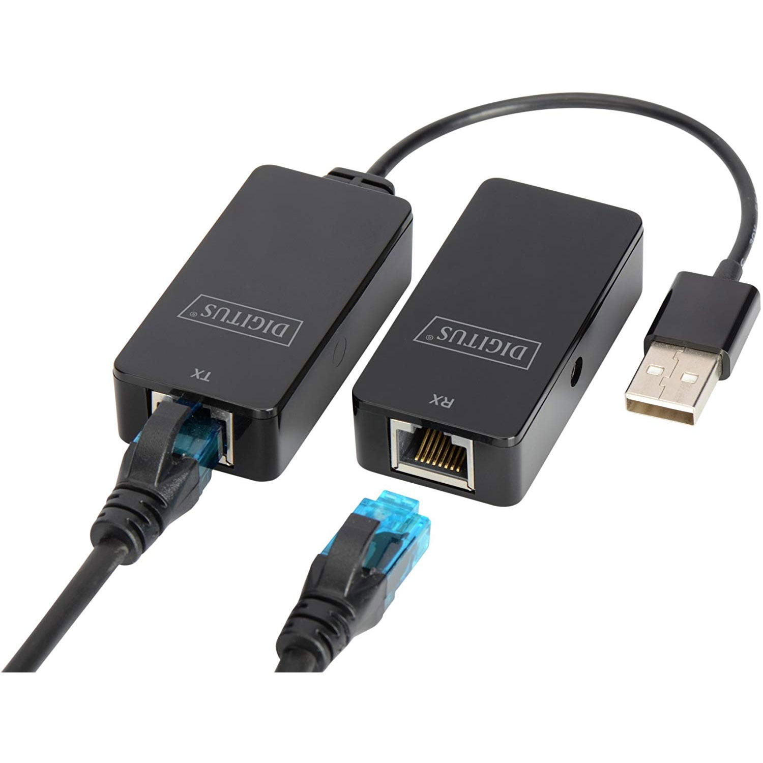 DIGITUS EXTENDER USB TRAMITE CAVO UTP CAT5 FINO A 50 METRI DA-70141