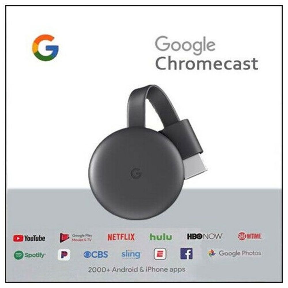 GOOGLE CHROMECAST 3 1080p GRIGIO ANTRACITE