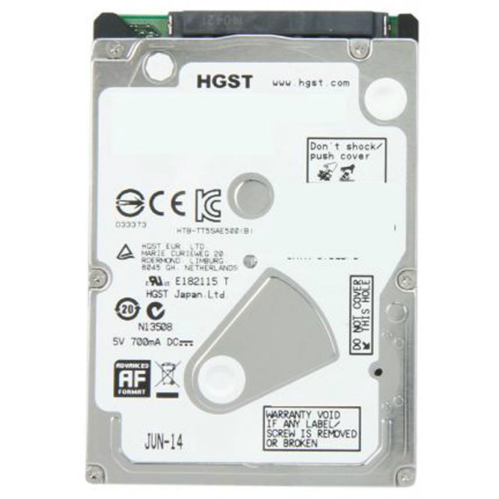 HARD DISK HITACHI 2,5" HGST TRAVELSTAR Z5K500 HTS545050A7E680 500GB 8MB 5400rpm SATA-3