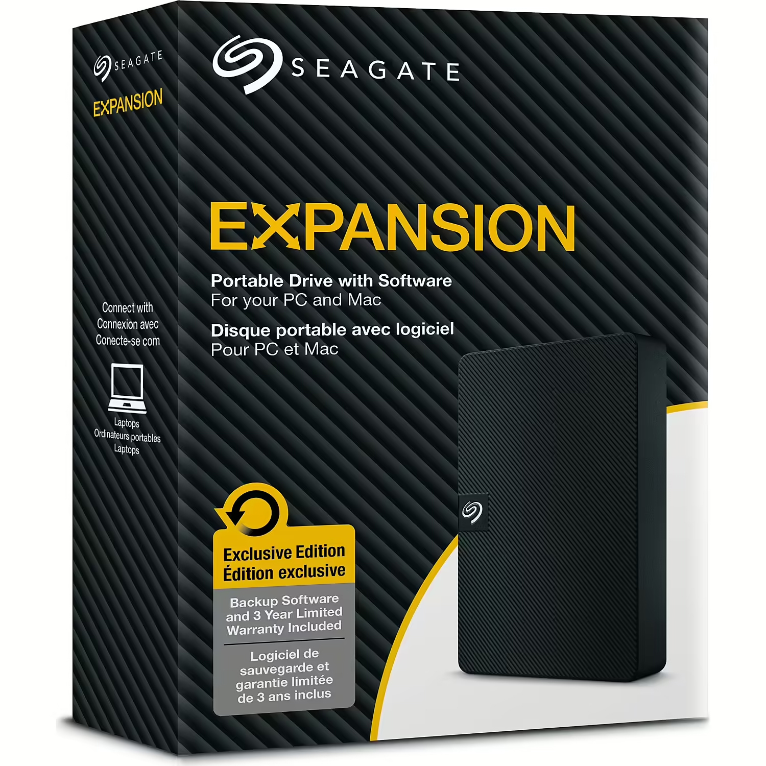 HARD DISK SEAGATE 2.5" STKM4000400 EXPANSION 4TB USB 3.2 COLORE BLACK ESTERNO
